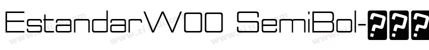 EstandarW00 SemiBol字体转换
